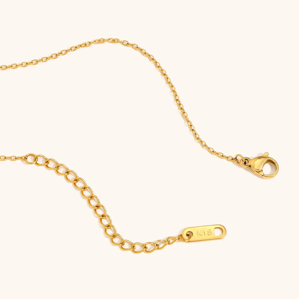 La Muses Pérola Flor Pingente de Aço Inoxidável Colar Feminino Elegante Moda Charme Jóias Presente 2025