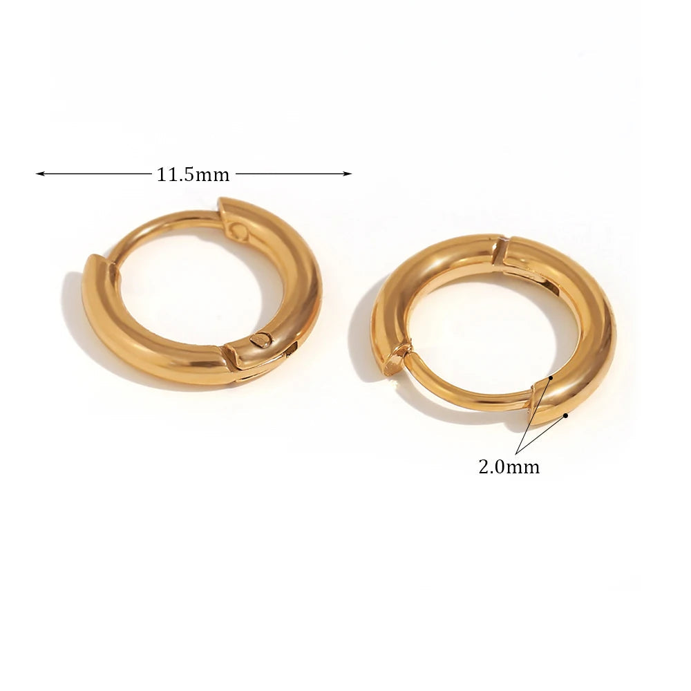 Ebbelle minimalista aço inoxidável pequenos brincos de argola de água doce pérola encantos meninas senhoras na moda jóias 2024 brincos de pérola