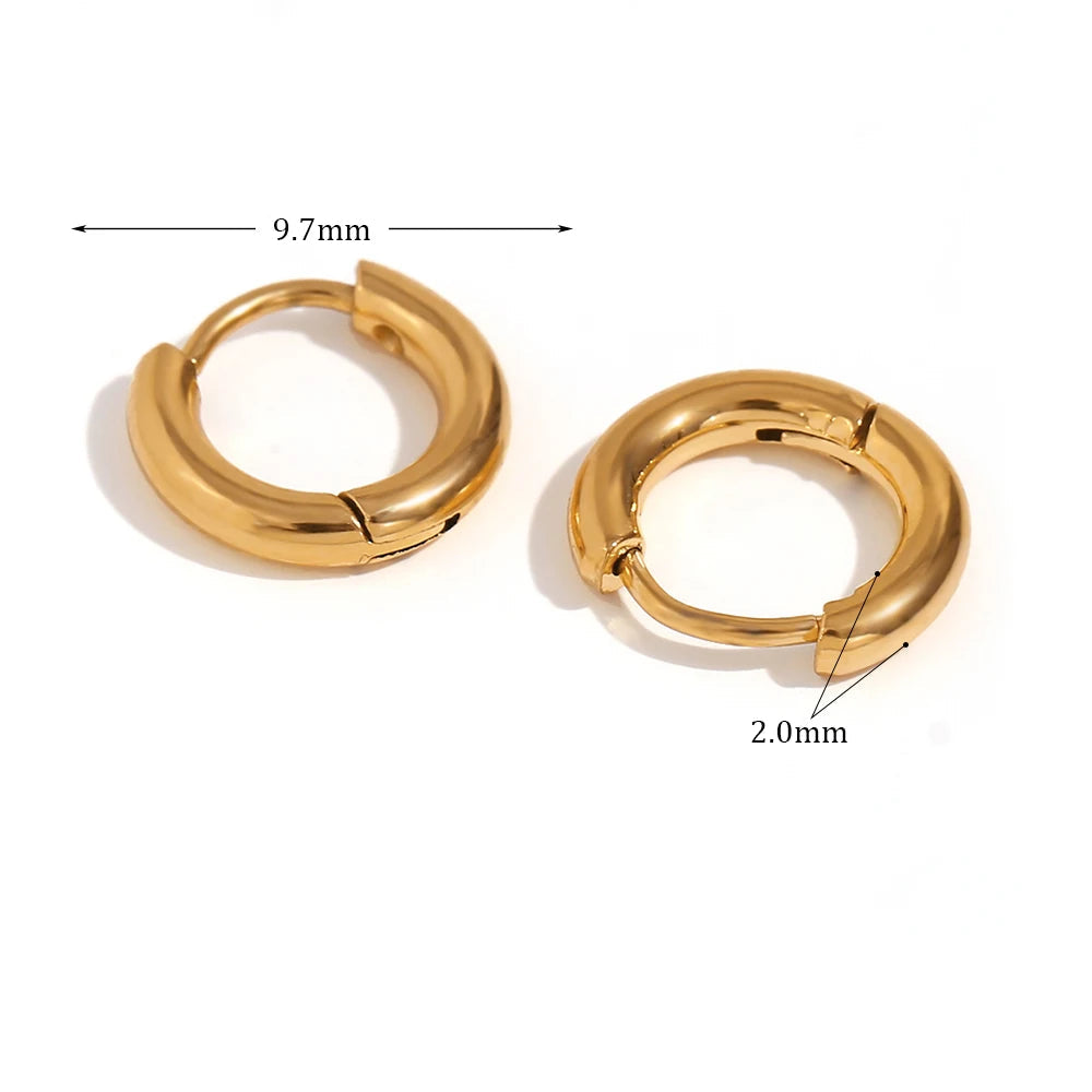 Ebbelle minimalista aço inoxidável pequenos brincos de argola de água doce pérola encantos meninas senhoras na moda jóias 2024 brincos de pérola